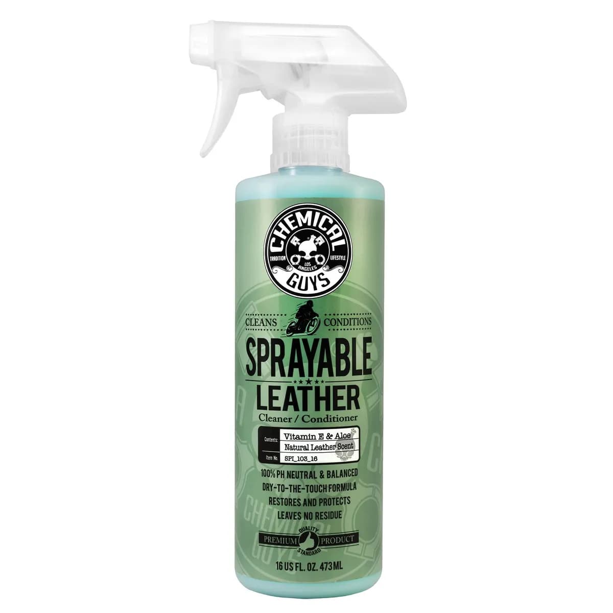Sprayable Leather Conditioner & Cleaner in One ph Balance W/Vitamin e & Aloe (1 Gal)