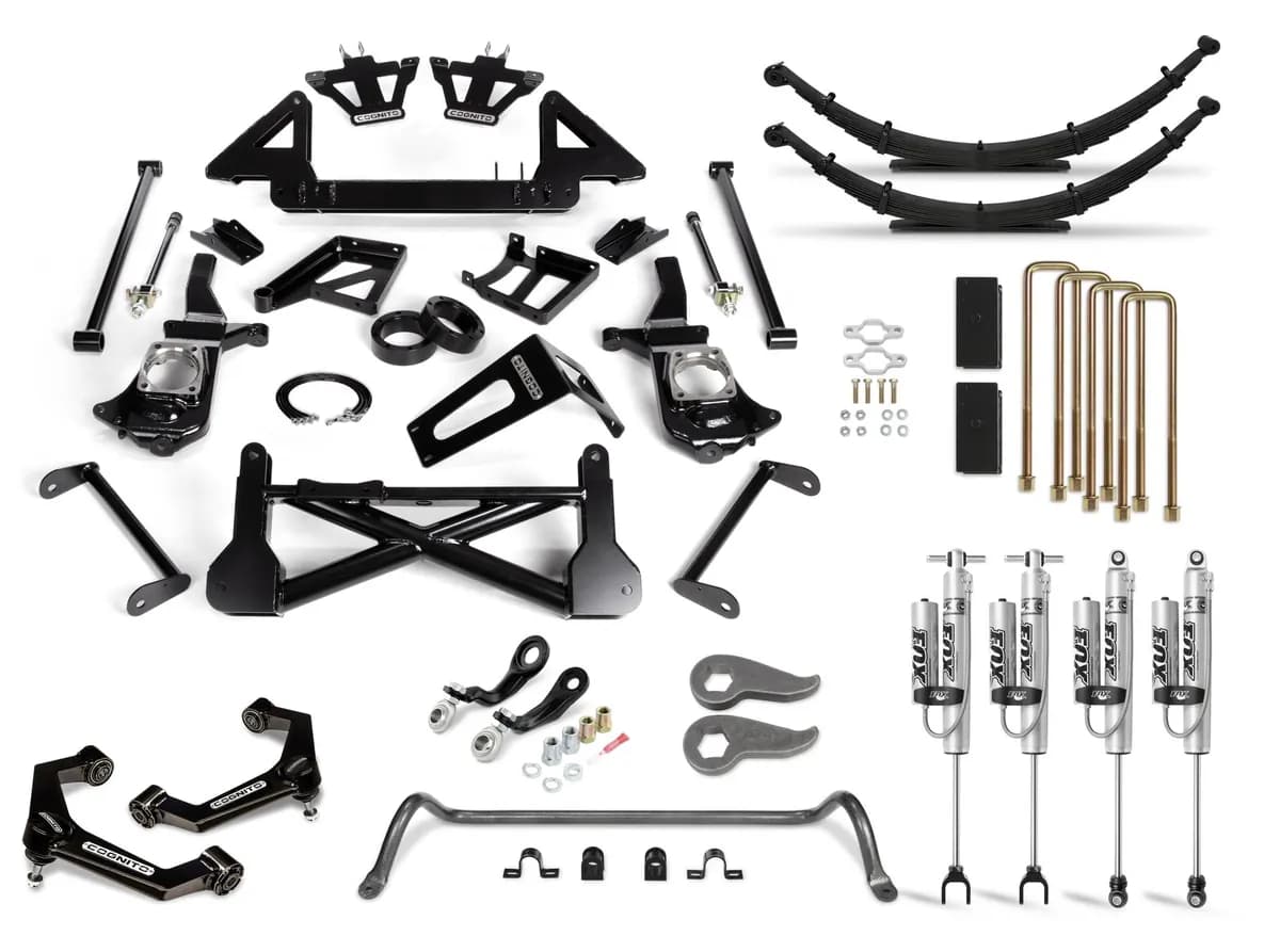 Cognito 12-Inch Performance Lift Kit with Fox PSRR 2.0 Shocks for 11-19 Silverado Sierra 2500 3500 2WD 4WD