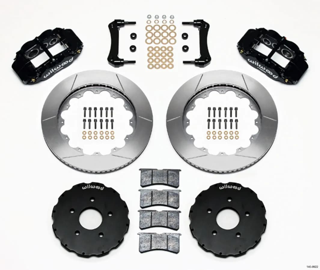 1962 - 2013 Buick, Cadillac, Chevrolet, GMC, Oldsmobile, Pontiac Forged Narrow Superlite 6R Big Brake Front Brake Kit (Hat) - 140-8922