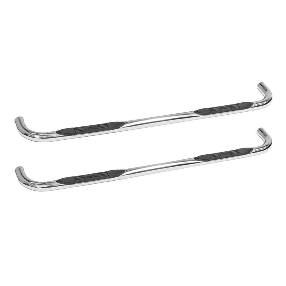 E-Series 3 Nerf Step Bars Stainless Steel SilveradoSierra 1500 Crew Cab 2019