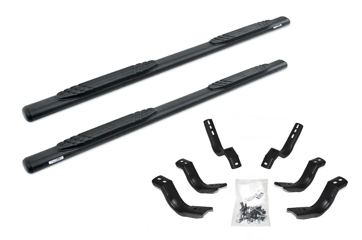 Go Rhino 684413675T - 4 OE Xtreme SideSteps With Mounting Bracket Kit - Textured Black