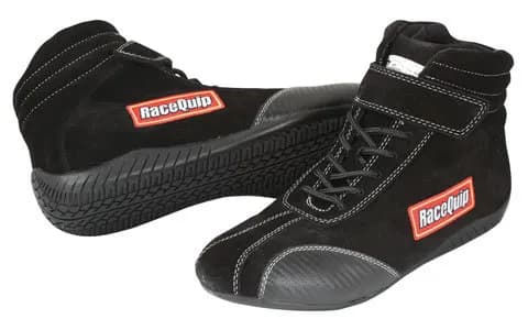 Euro Carbonl Series Race Shoes Sfi 3.3/ 5 Certified; Black Size 9.5