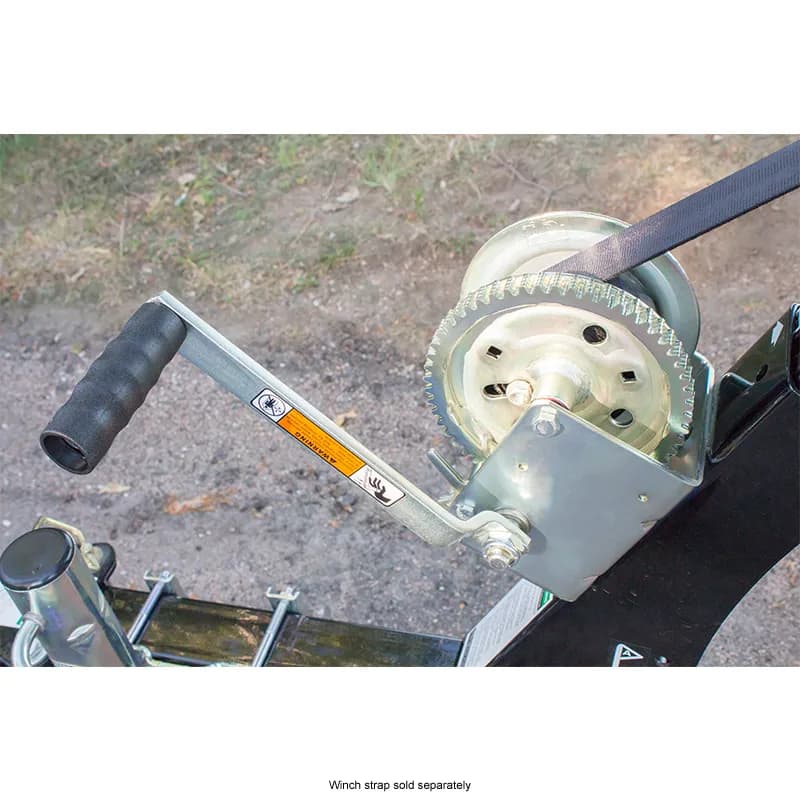 Horizontal Pulling Winch With Ratchetstandard 1800 Lb.