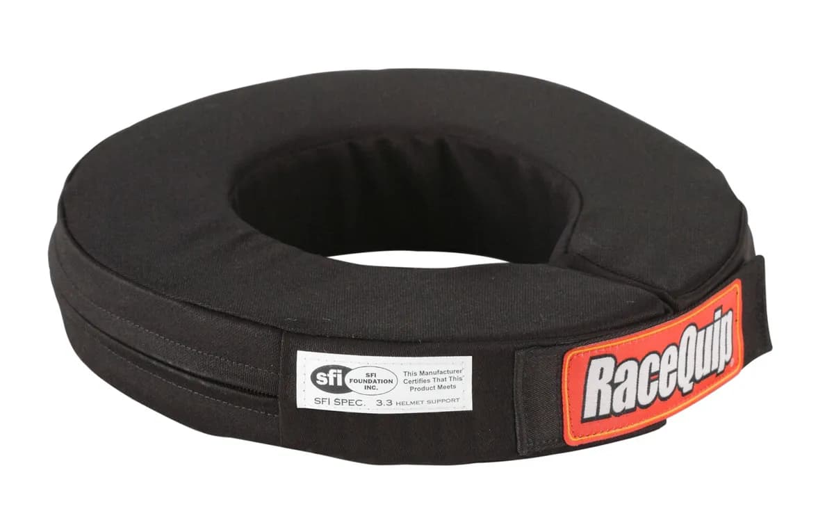 360 Degree Sfi 3.3 Certified Helmet And Neck Support Collar; Black Youth / jr Size