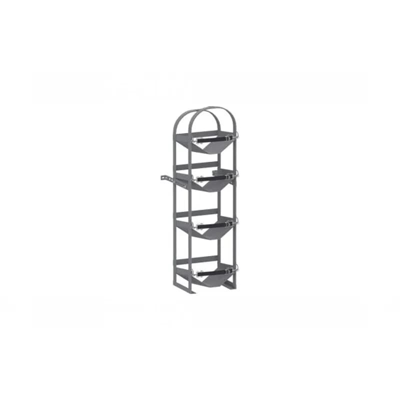 Refrigerant Tank Rack 4 Tier 2/50lb And 2/30lb