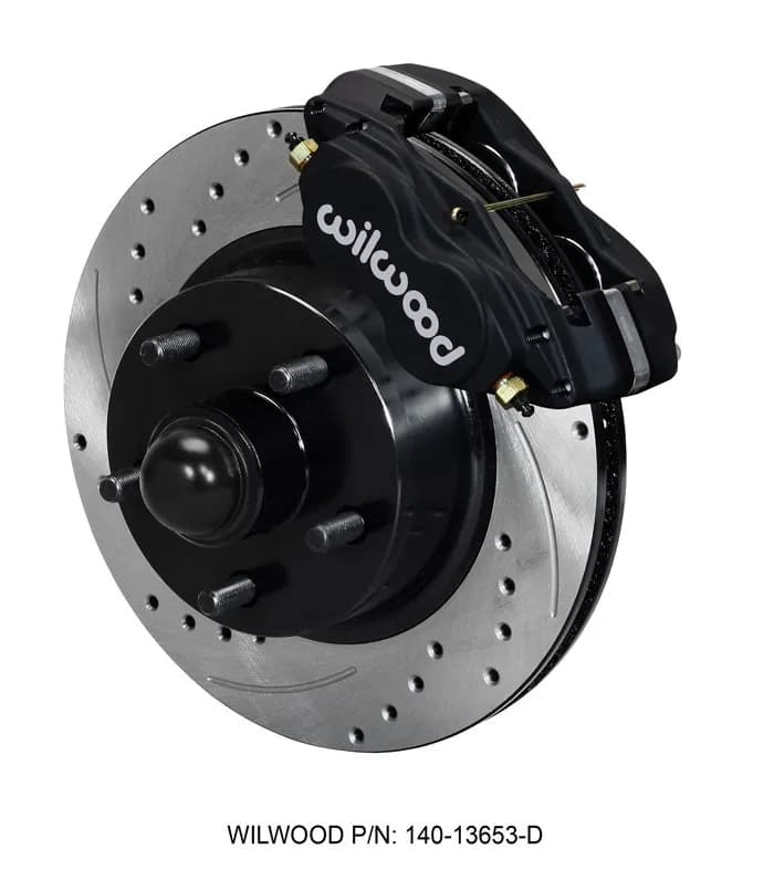 Wilwood FDL-M Front Kit 11.30in 1 PC RotorandHub-Drill 60-68 Ford Mercury Full Size Galaxie