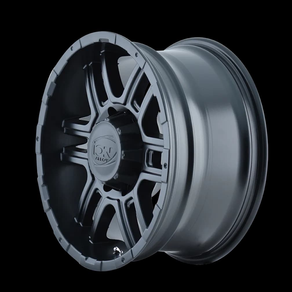 Cast Aluminum Wheels 179 MB 16x8 Matte Black 6 On 139.7 Bolt Pattern 10 Offset ION Wheels