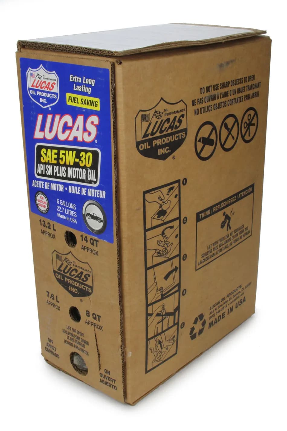 SAE 5w30 Api sp Motor Oil 6 Gallon Box