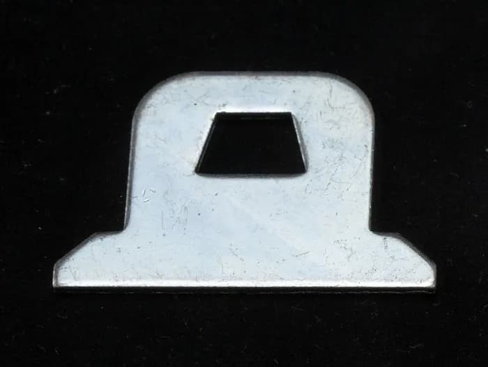 Window Net Mount Kit Replacement gm Style Top Tab; Zinc Plated Steel; Sold Each