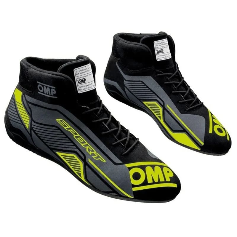 Omp Sport Shoes Fia 8856 -2018 Black / Fluo Yello