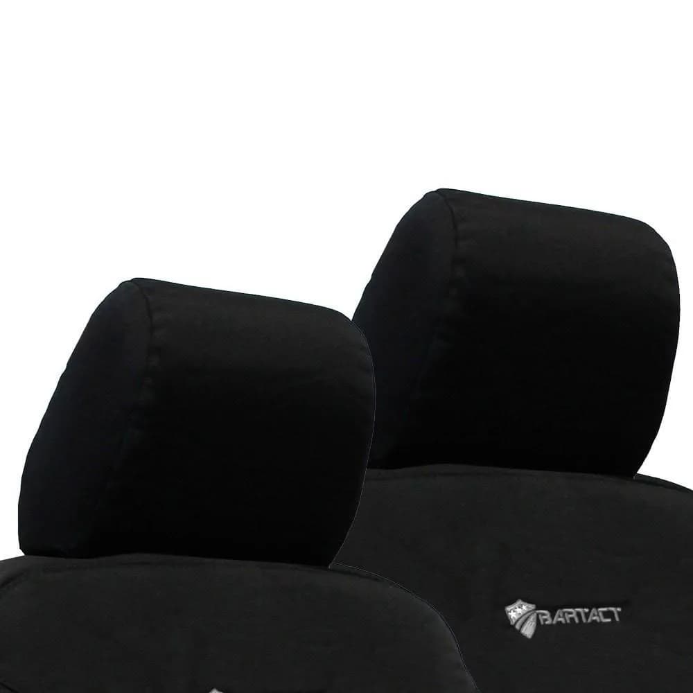 Jeep JK Front Headrest Covers 07-10 Wrangler JK 2 Door Tactical Series Graphite Bartact