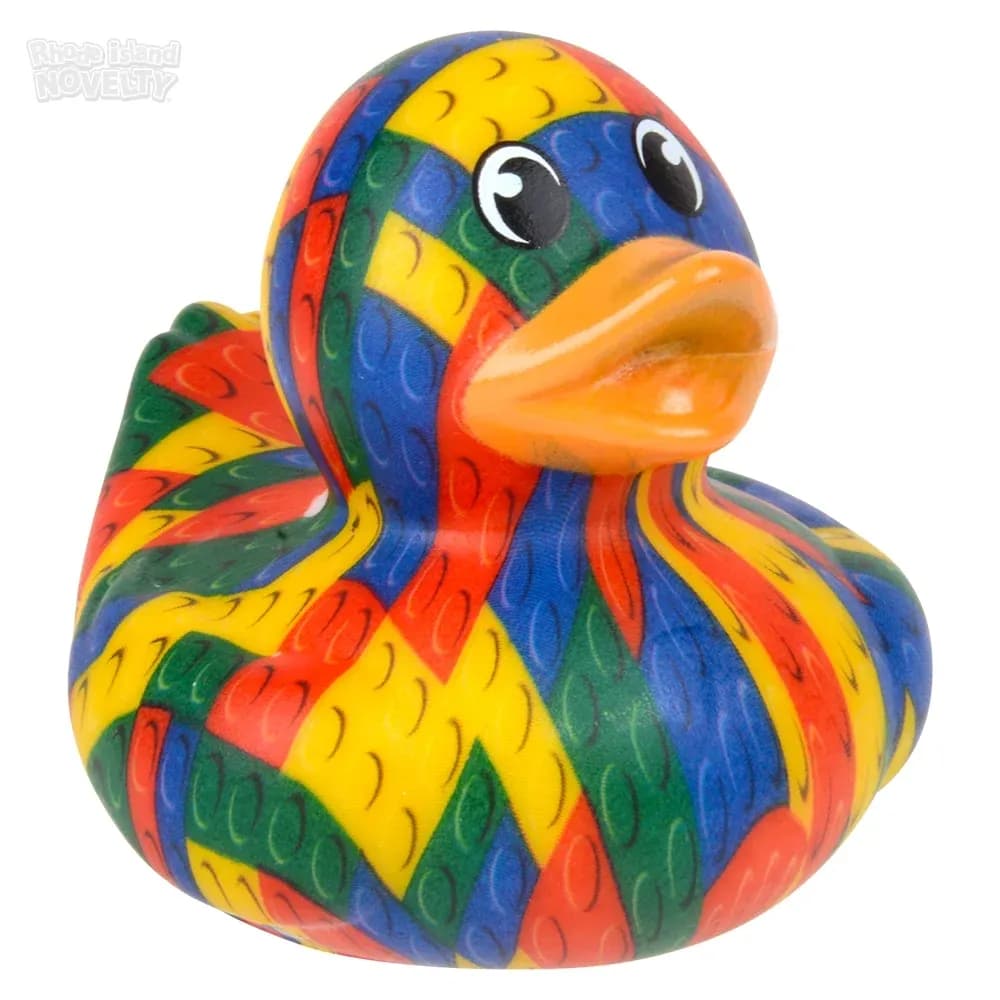 2\" Block Print Duckies