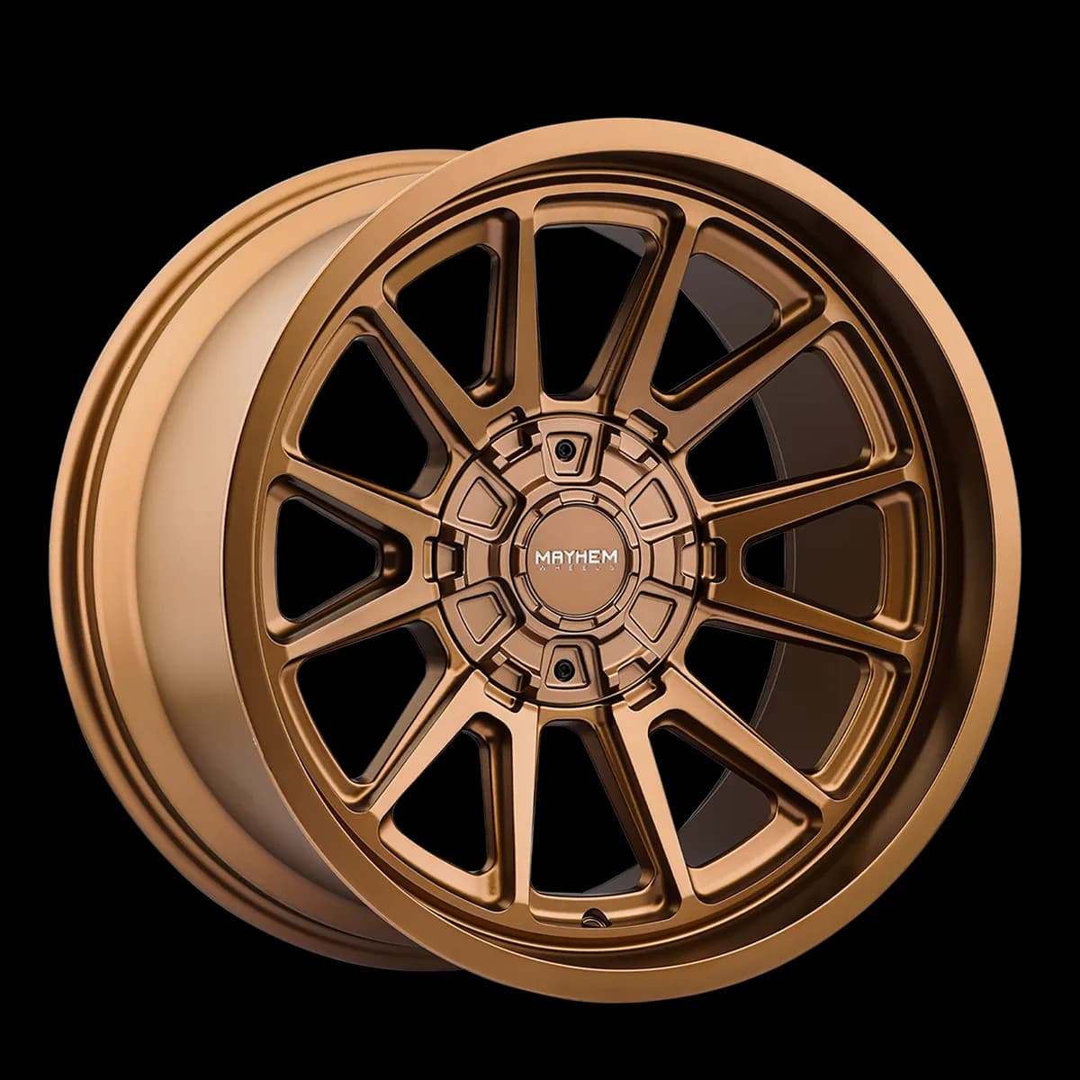 Mayhem Offroad Wheels Intrepid 8116 BZ 20x9 Bronze 0 Off Set 8 Lug 5 BSM 125.2 Bore 165.1 Bolt Circle Cast Aluminum