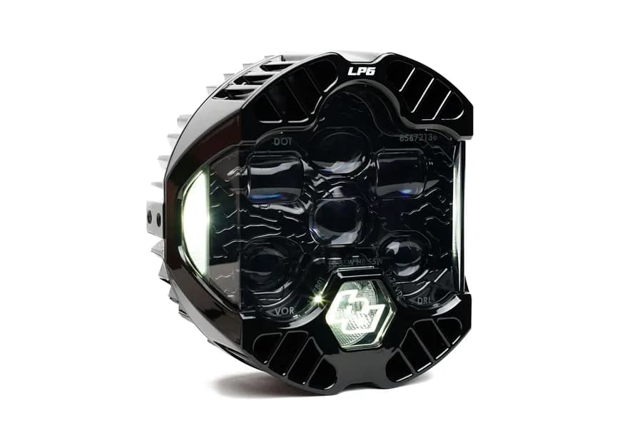 DOT LP6 LED Headlight Replacement Universal (White) Baja Designs