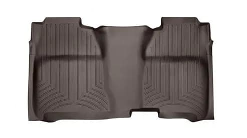 Cocoa Rear FloorLiner Chevrolet Silverado GMC Sierra 2014 + Fits Crew Cab Models