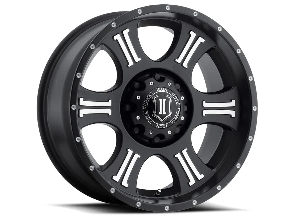 20 X 9 Shield 5 X 150 5.625in Bp 16mm Offset Sat Blk/Mach