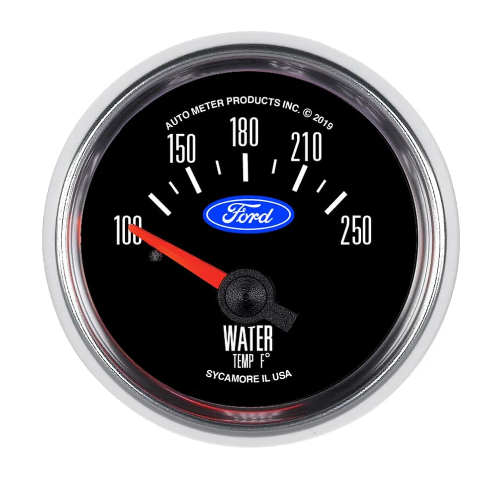 Gauge Water Temp 2 1/16in 100250 Degreef Electric Ford