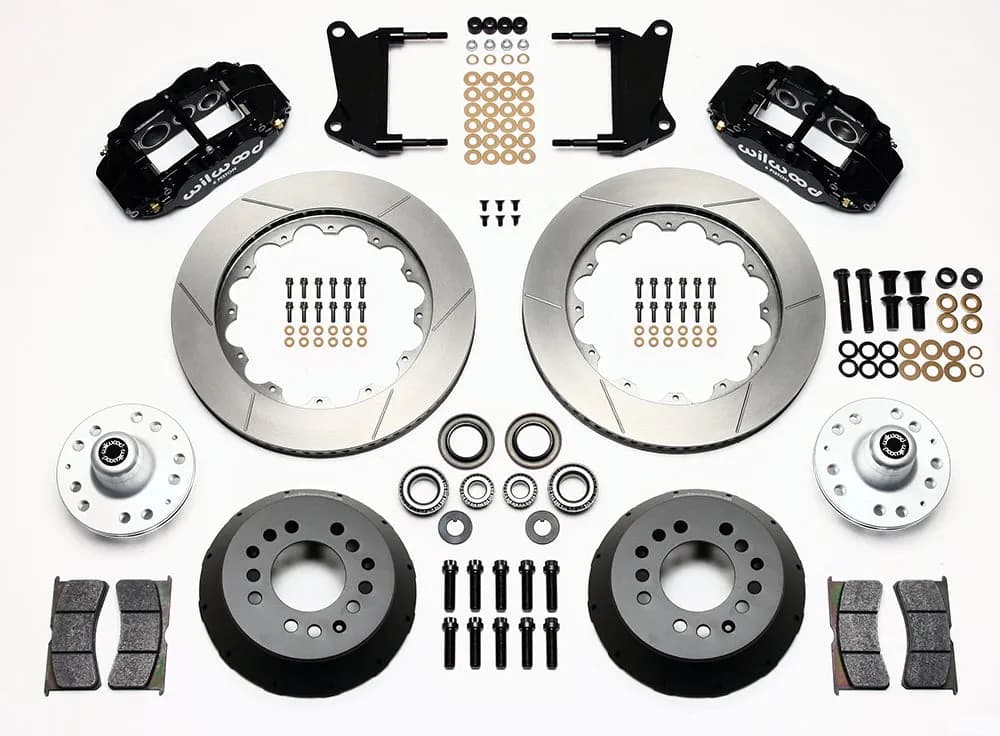 1960 - 1982 Buick, Chevrolet, Ford, GMC, Mercury, Oldsmobile, Pontiac Forged Narrow Superlite 6R Big Brake Front Brake Kit (Hub) - 140-9804