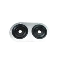 Firewall Grommet 2-Hole 5.750in x 3in .500in ID