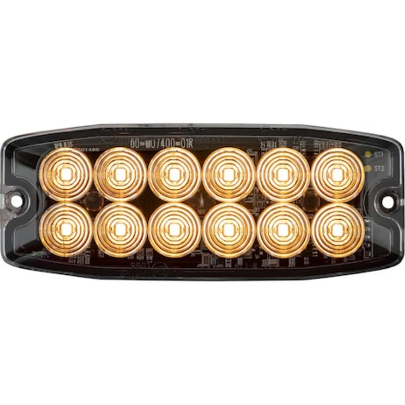 Amber Dual Row Ultra Thin 5 Inch LED Strobe Light