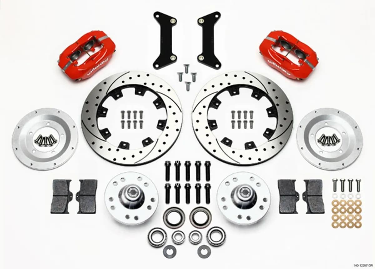 1978 - 2003 Buick, Chevrolet, GMC, Isuzu, Oldsmobile, Pontiac Forged Dynalite Big Brake Front Brake Kit (Hub) - 140-12297