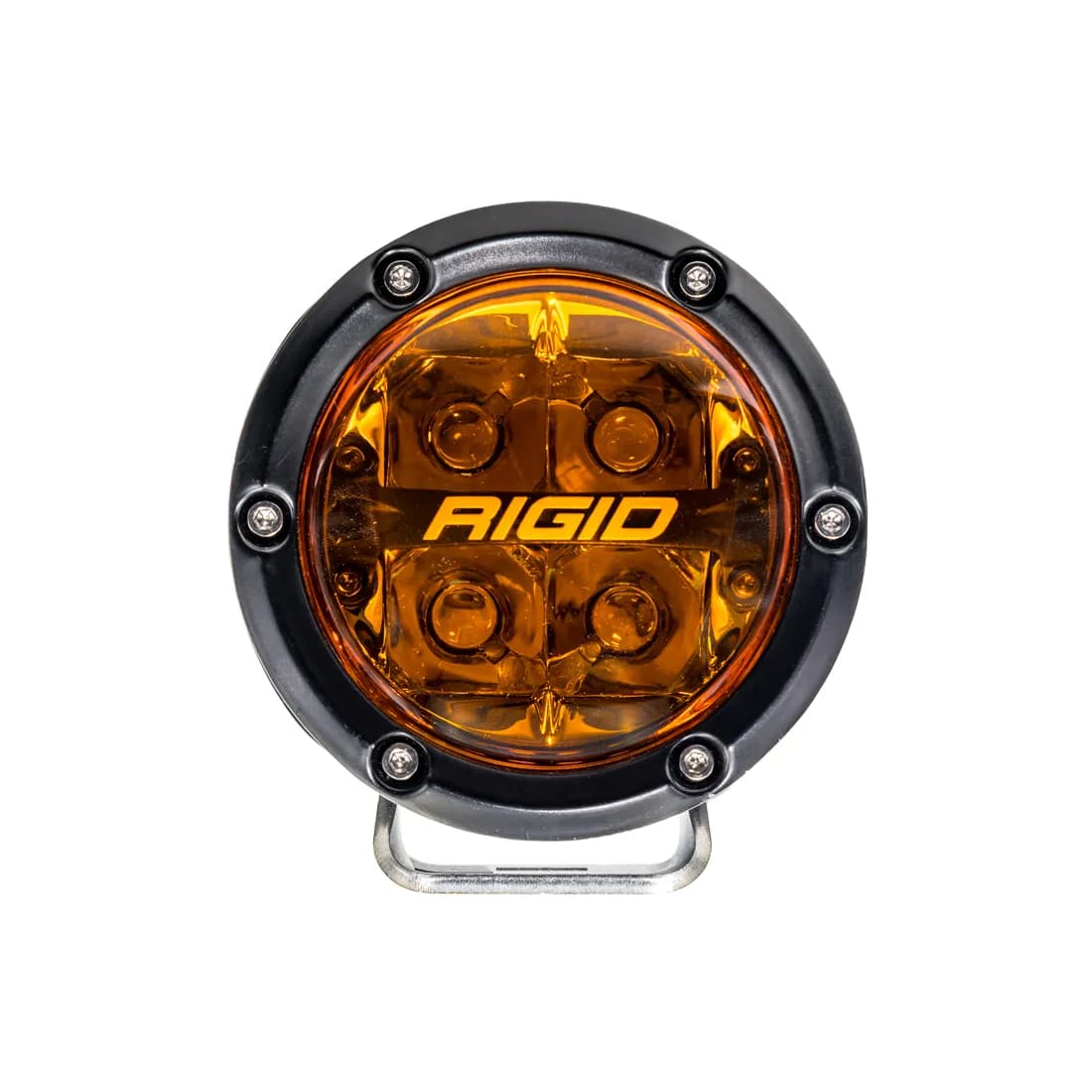 360-Series LED Off-Road Light; 4 in.; Spot Beam; w/Amber Pro Lens; Pair;