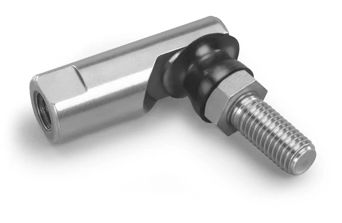 90 Degree Stainless Steel 1/4-28 RH 10 Pack