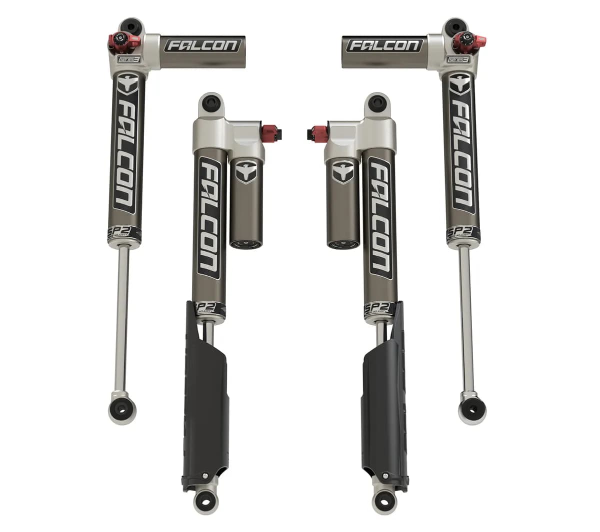 JT: DIESEL Falcon SP2 3.3 Fast Adjust Piggyback Shocks (3.5-4.5” Lift) – All 4