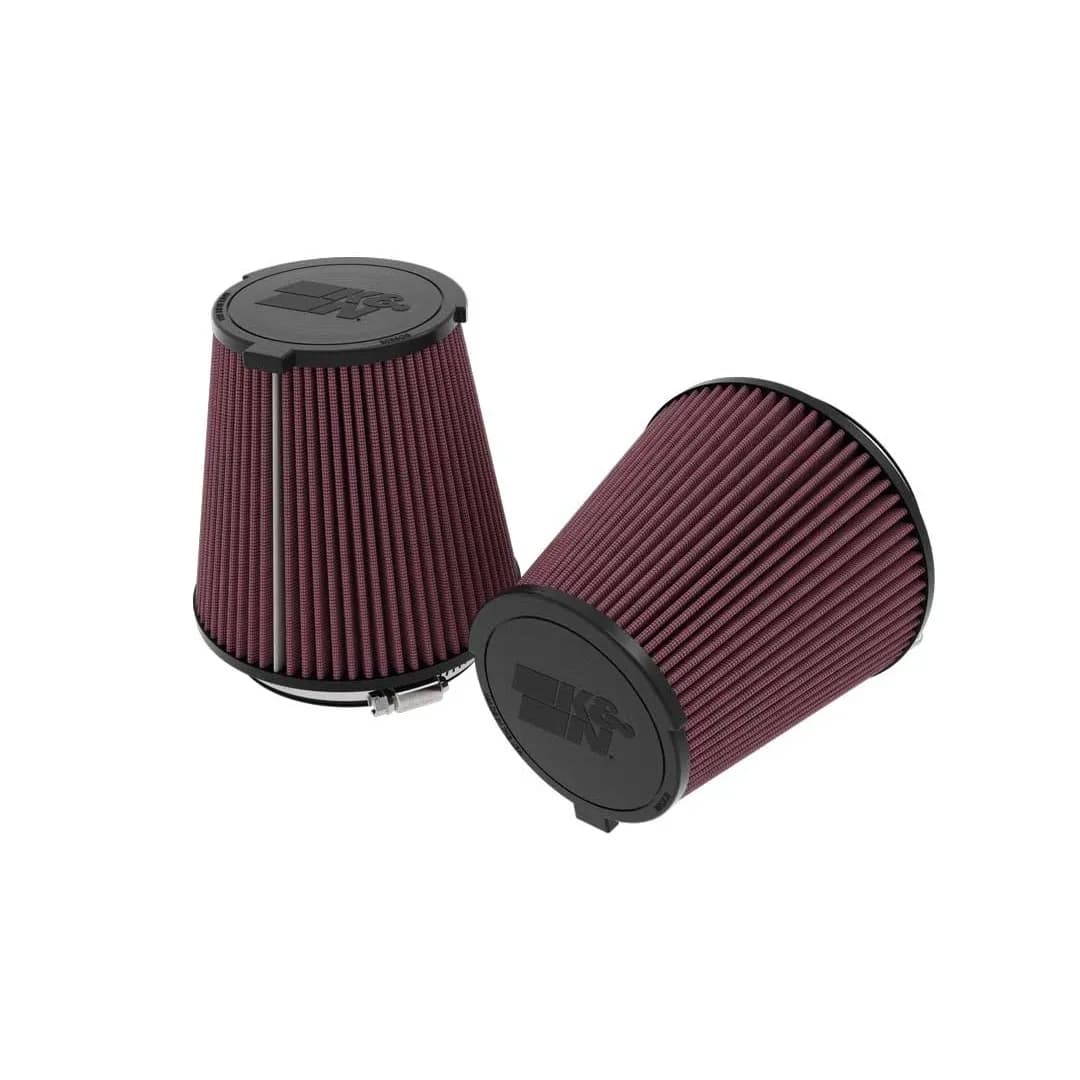 24 Mustang 5.0l v8 (Gas) Replacement Air Filter Round Tapered Rubber Top Red