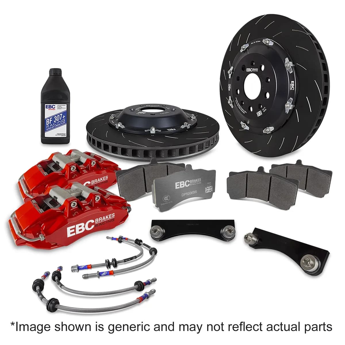 EBC Balanced Big Brake Kit RED 380x36mmmm Disc To Fit Front FK8FL-5