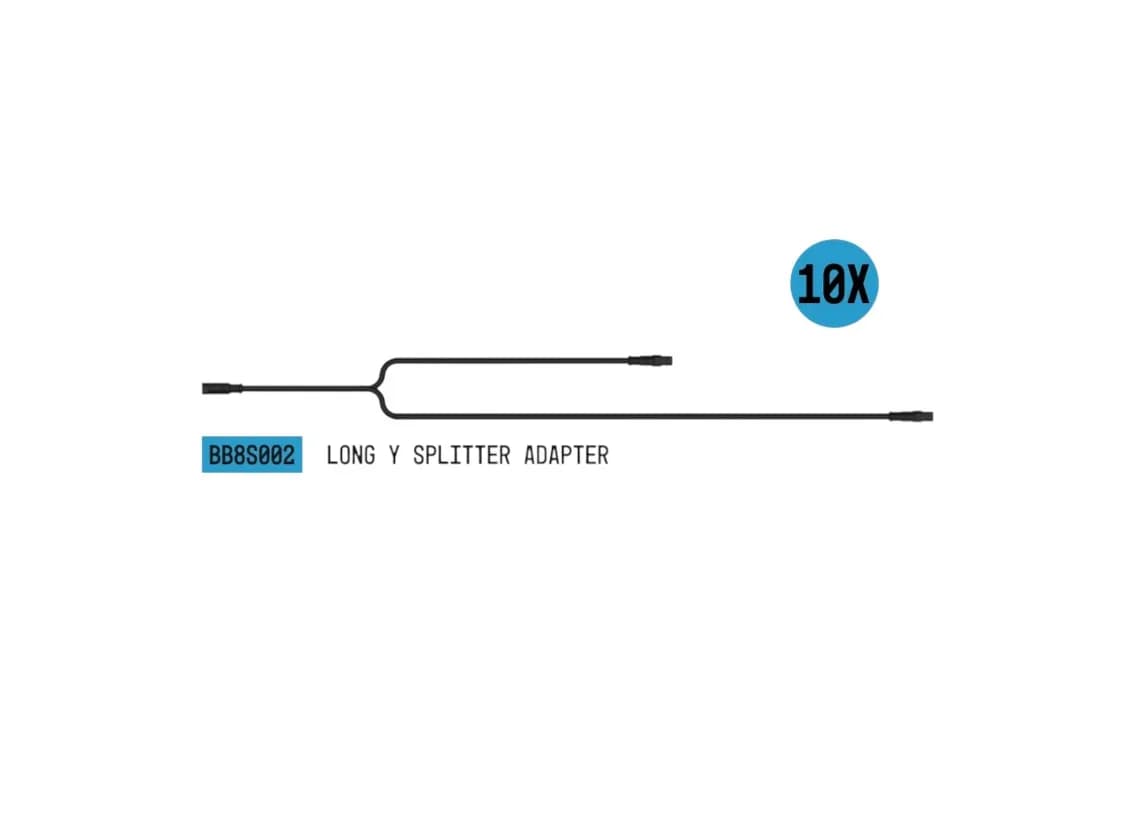 Strobelink Long y Splitter Adapter Bulk Pack(10ea)