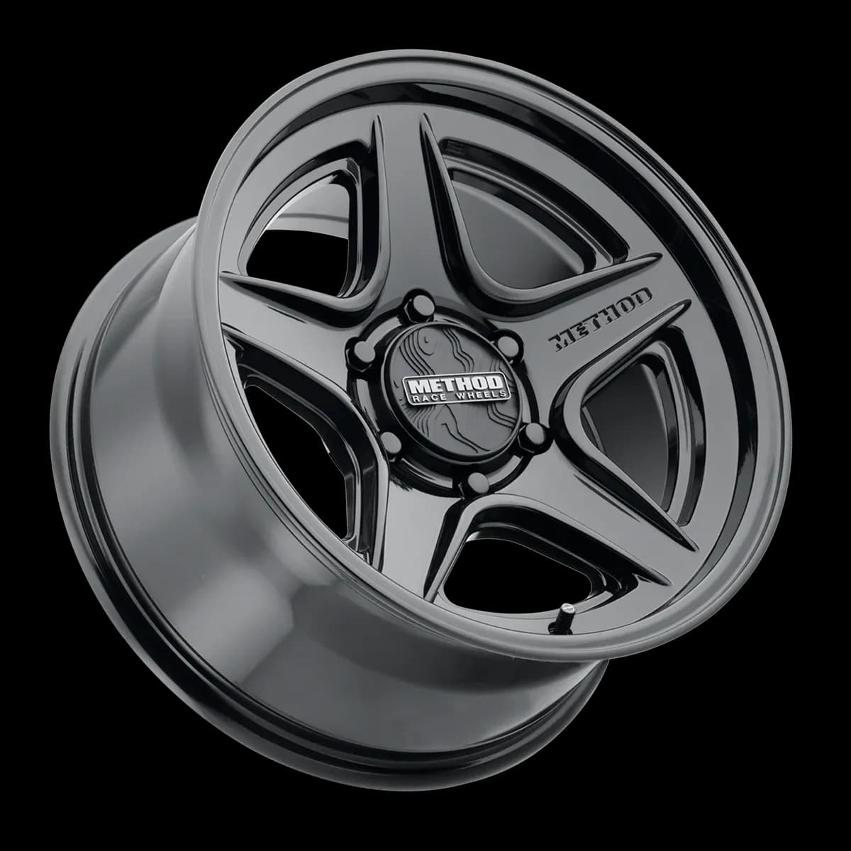 Aluminum Wheels 20x9 MR319 Bolt Pattern 6 On 139.7 Offset 18 Lip Size 1.06 Gloss Black GB Method
