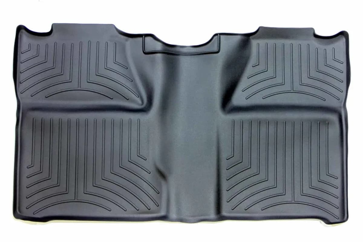 2007 + Chevrolet Silverado Crew Cab Black Rear FloorLiner Available May 2007. / 2007 + GMC Sierra Crew Cab Black Rear FloorLiner Available May 2007