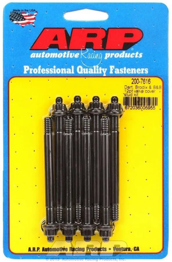 Dart Brodix & B&b 12pt Valve Cover Stud Kit