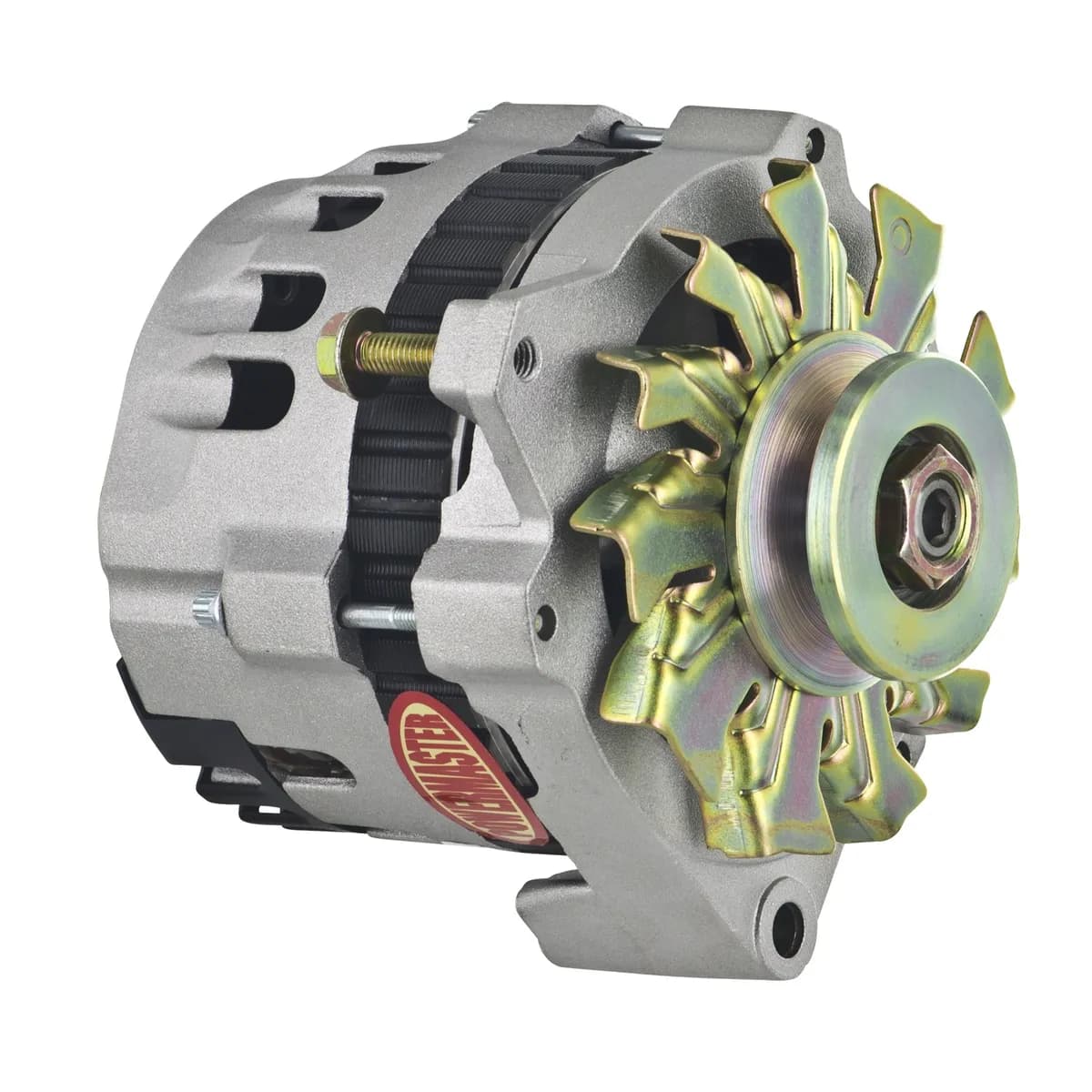 Alternator; CS130; Offset Left; Rear Battery Post; 140 Amp; 95 Idle; 1 Groove V Type Pulley; Natural;