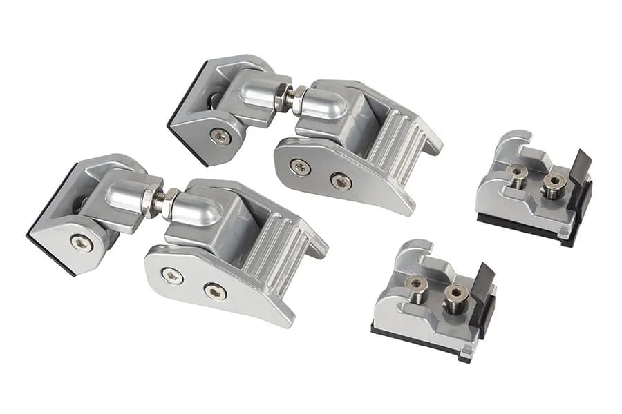 Hood Catch Kit Silver; 201819 Jeep Wrangler/Gladiator