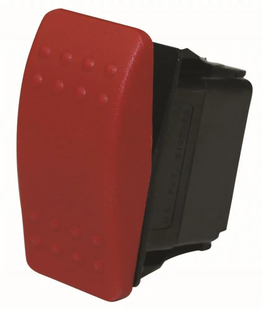 Rocker Momentary Switch Red Cover Replacement