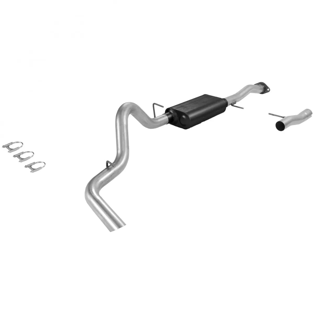 92-95 Chev. / GMC Blazer / Jimmy 5.7L 2/4 Wheel Drive 3.00in Outlet Super 50 Series Muffler American Thunder (For Early 95 Fit Check Factory Cat) SOS Mandrel Bent Tubing 16 Gauge Aluminized Steel