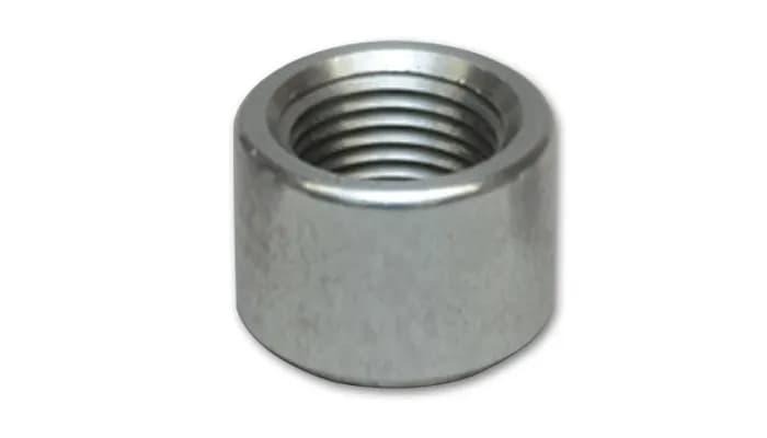 Vibrant Performance - 11162 - Female -8AN Aluminum Weld Bung (3/4 in. - 16 Thread, 1 in. Flange OD)