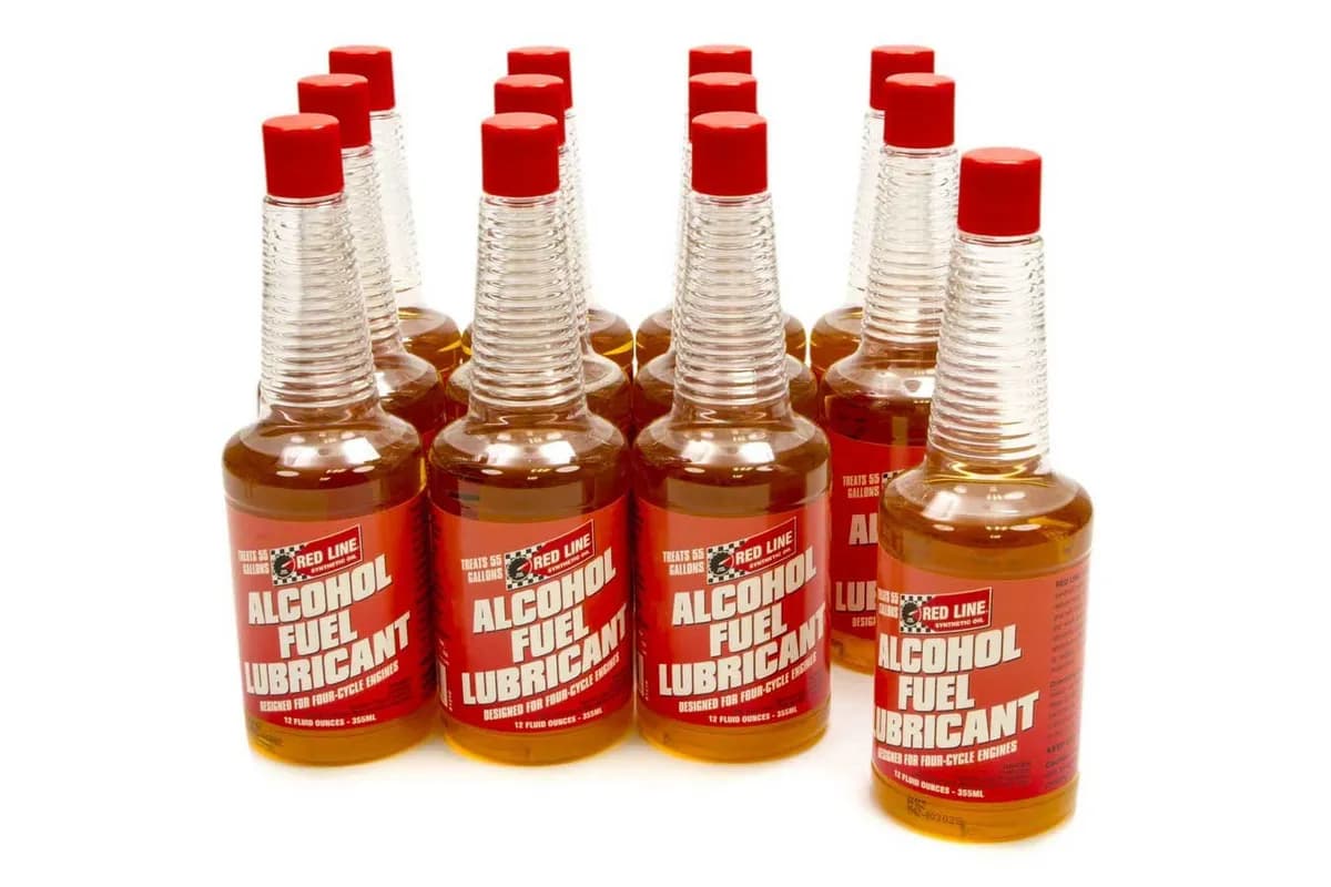 Four Cycle Alcohol Fuel Lubricant 12oz Case Red Line Oil