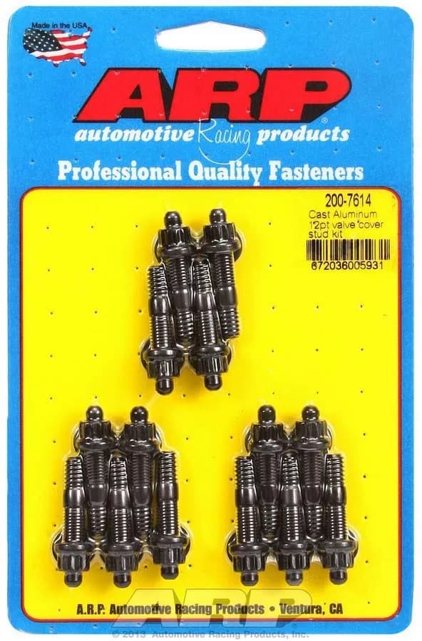 Cast Aluminum 12pt Valve Cover Stud Kit