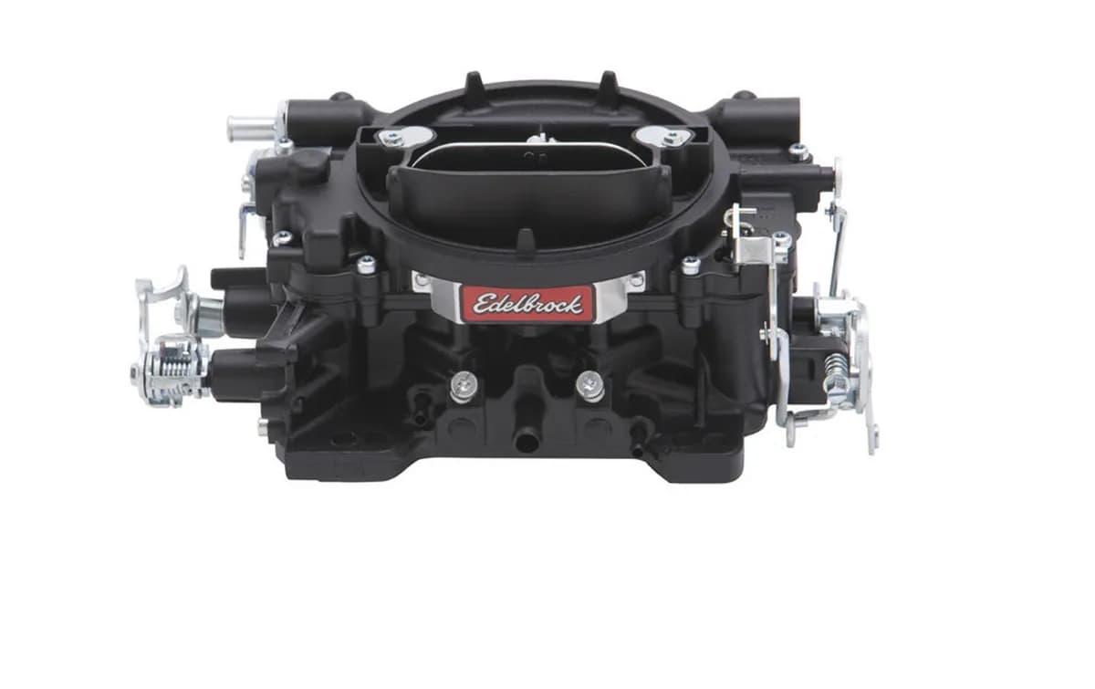 Edelbrock 14053 Performer Series 600 CFM Carburetor with Manual Choke in Black (non-EGR)