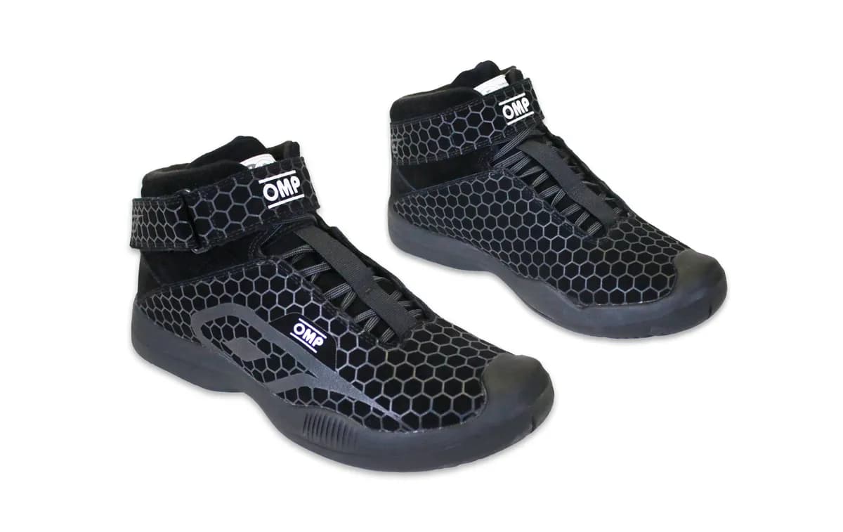 Omp Pit Crew Shoes Sfi Black Size 11.5