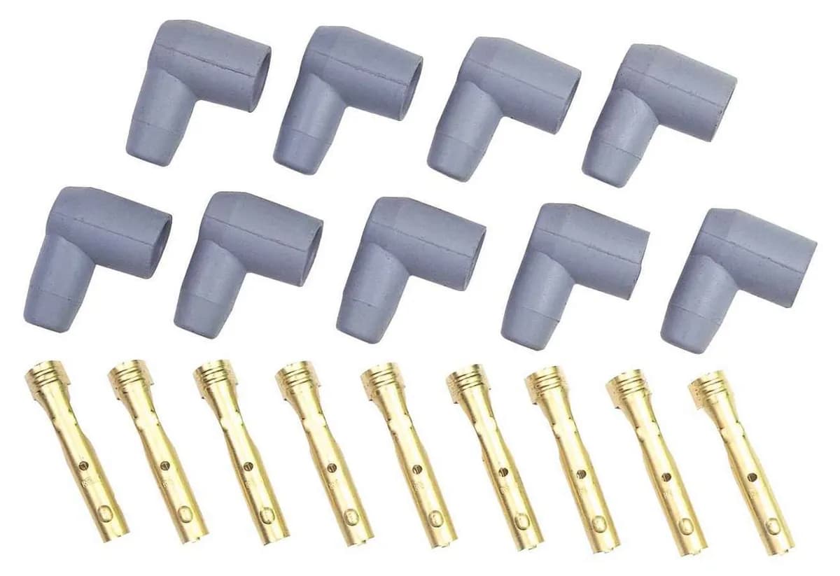 Boot & Terminal Kit 90 Deg Socket Style Gray
