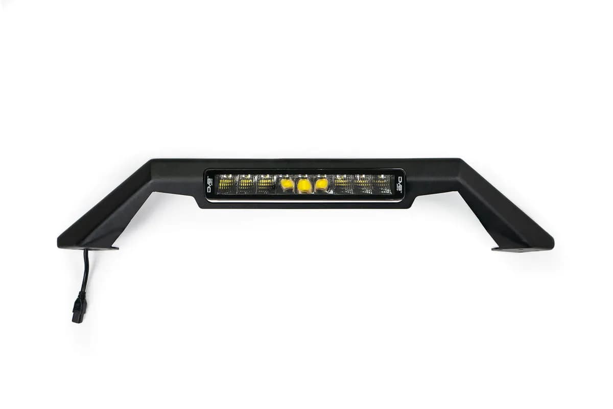 DV8 Offroad Bull Bar w/LED Light Bar Mount, MTO Series Front Bumpers - Bronco 2021+