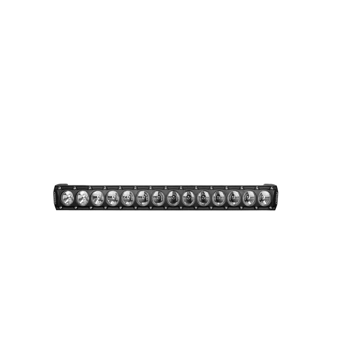 The Revolve Light Bar is built with a high-grade aluminum alloy; an impact resistant nylon bezel; and is coated with a durable textured powder-coat finish. It features Broad-Spot optics and back-lit trim rings available in amber or white.
