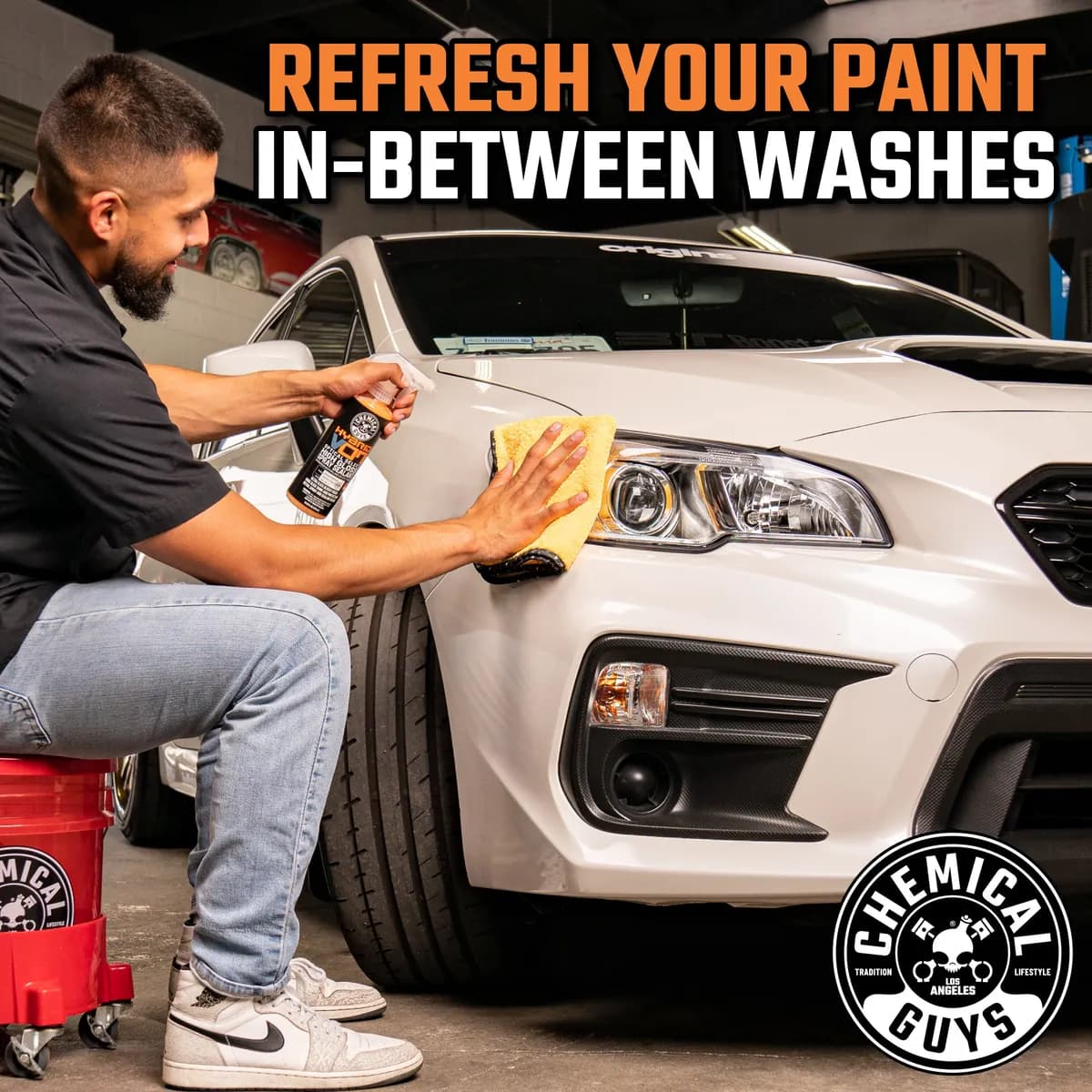 Chemical Guys Hybrid V7 Optical Select High-Gloss Spray Sealant and Quick Detailer - 1 Gal