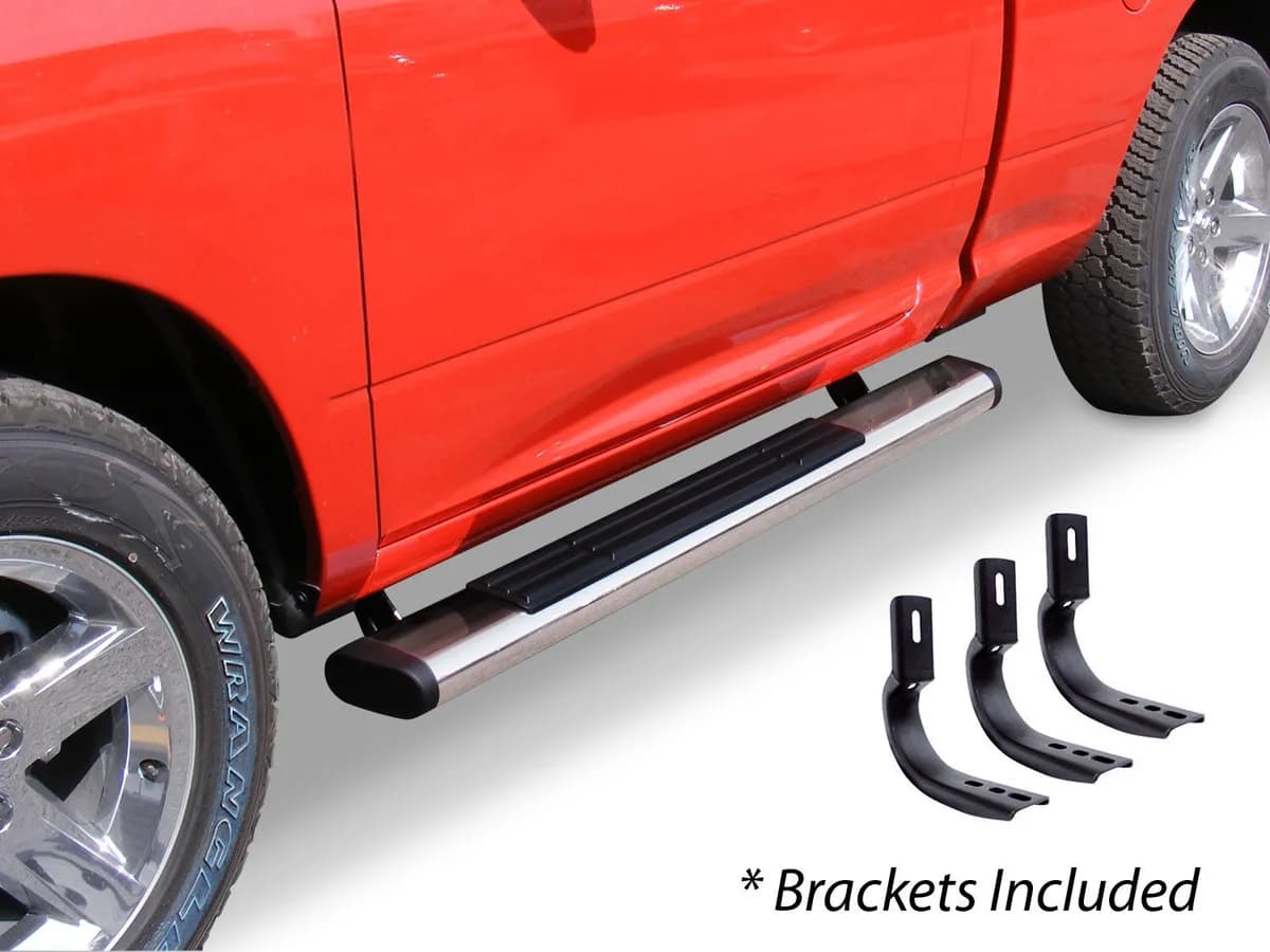 Go Rhino 686412652PS - 6 OE Xtreme SideSteps With Mounting Bracket Kit - Polished Stainless Steel