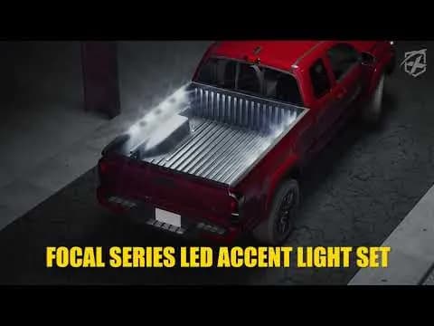 Truck Bed LED Lights 8 Pods Set with On/Off Switch | Focal Series