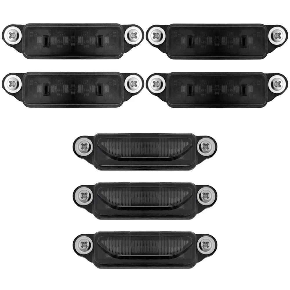 Dodge 21-25 RAM 1500 Trx 7-Pc Fender & Hood Light Kit Smoked Lens White or Amber LED Running Lights w/ Startup Light Sequence - Multiple Options
